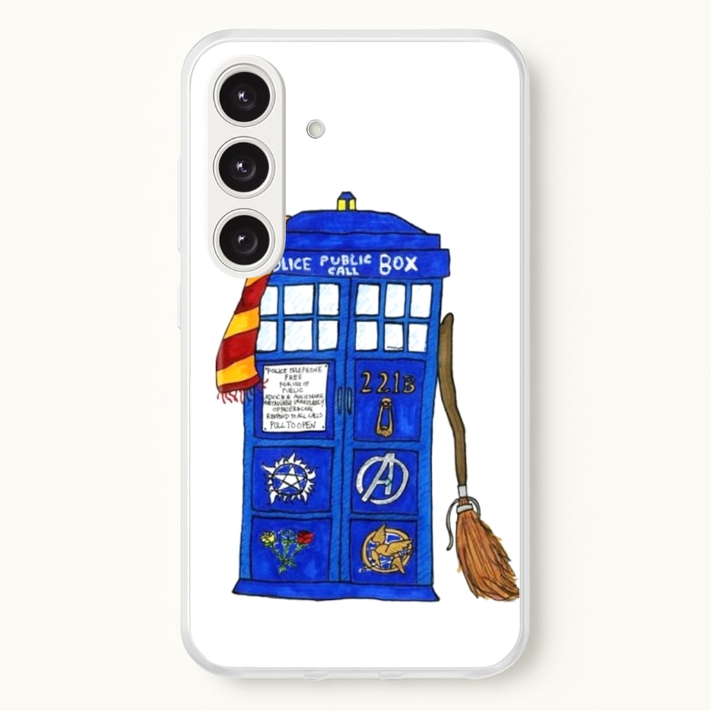Multifandom Cartoon - Doctor Who Phone Case for Galaxy S24FE