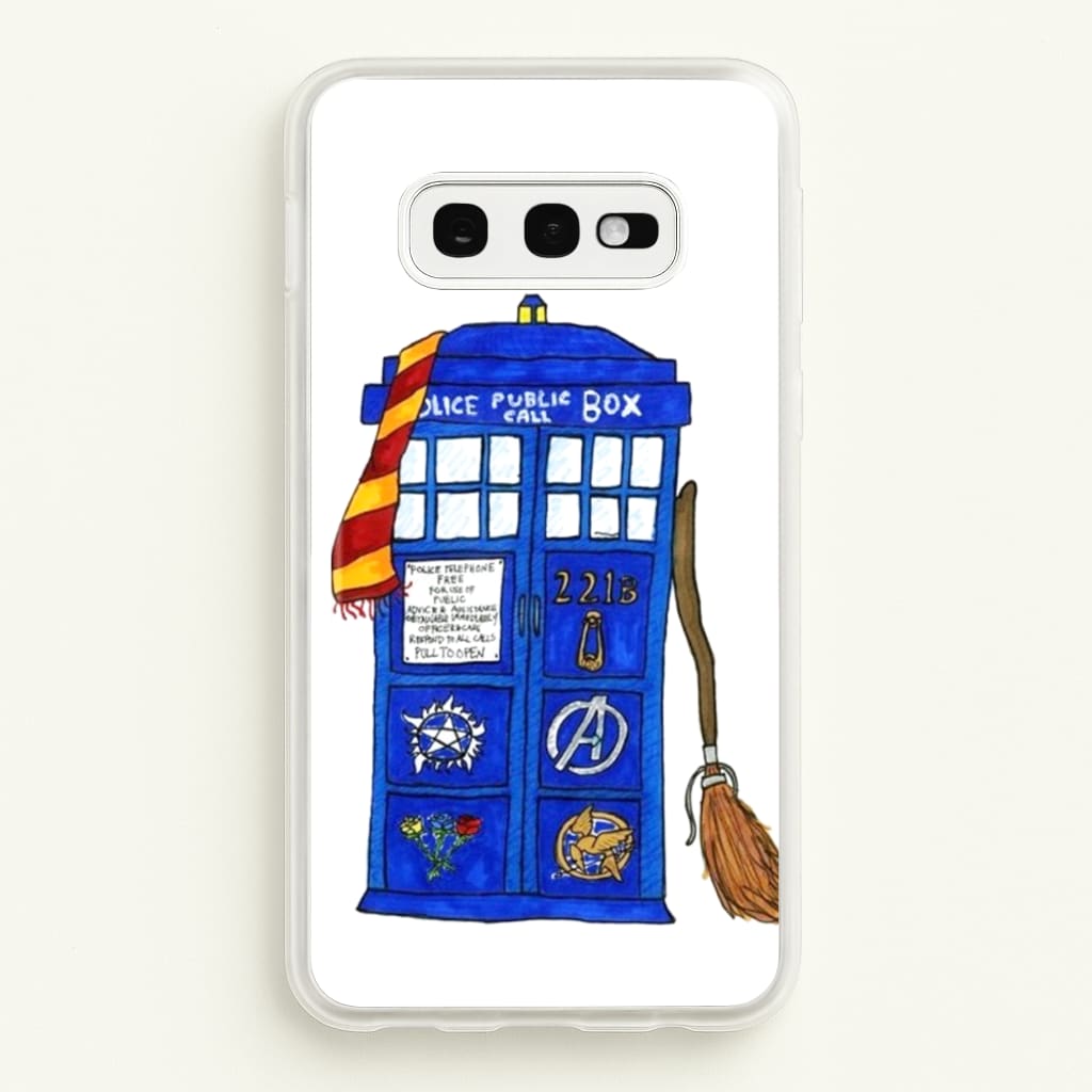Multifandom Cartoon - Doctor Who Phone Case for Galaxy S10e