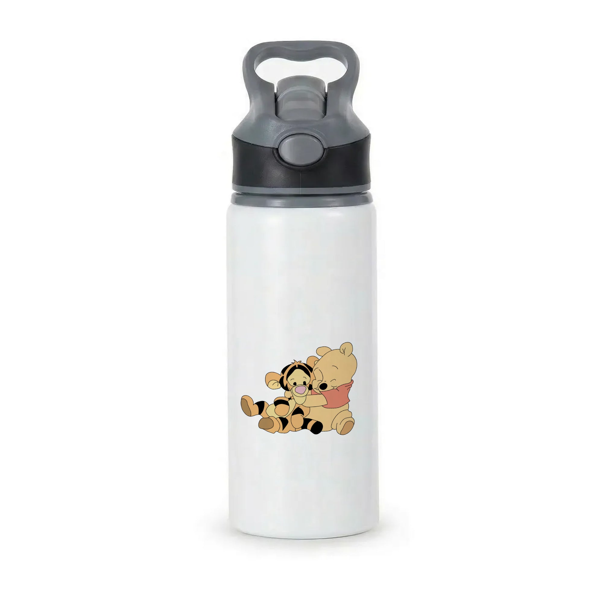 A Hug Said Pooh - Winnie Active Water Bottle - Black