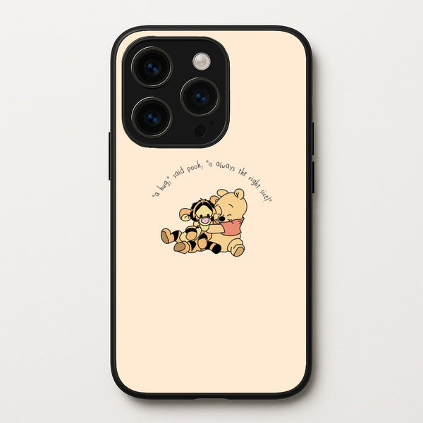 A Hug Said Pooh - Winnie - Disney Phone Case for iPhone 15 Pro