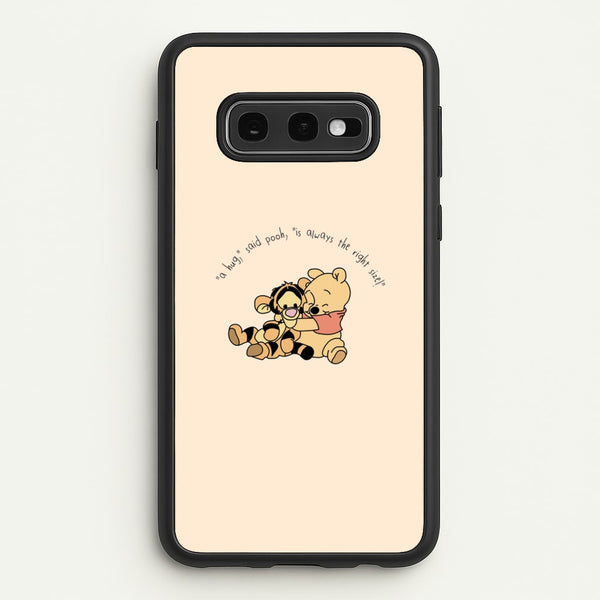 A Hug Said Pooh - Winnie - Disney Phone Case for Galaxy S10e
