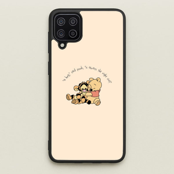 A Hug Said Pooh - Winnie - Disney Phone Case for Galaxy A12