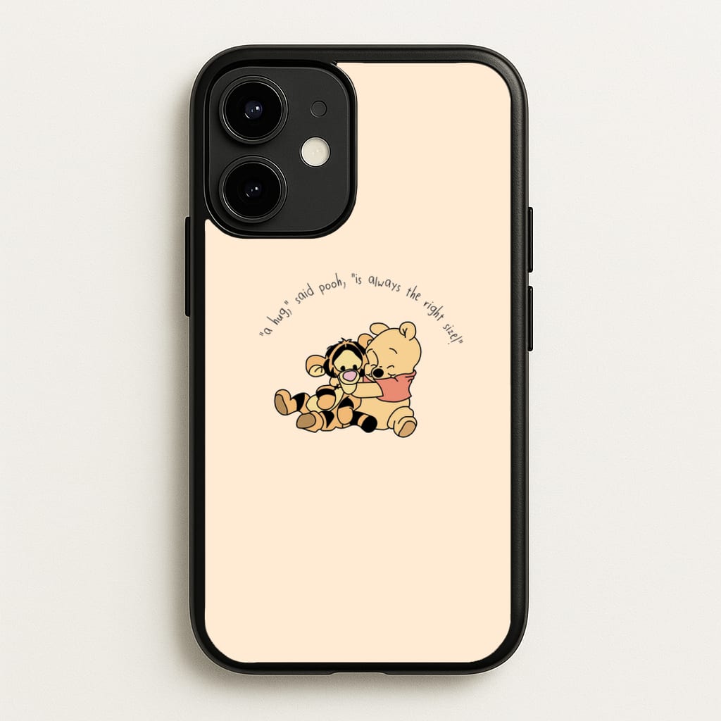 A Hug Said Pooh - Winnie - Disney Phone Case for iPhone 12 / 12 Pro