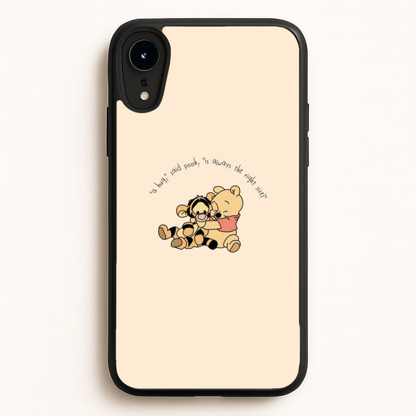A Hug Said Pooh - Winnie - Disney Phone Case for iPhone XR