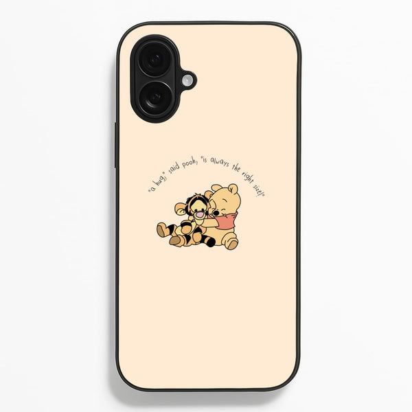 A Hug Said Pooh - Winnie - Disney Phone Case for iPhone 16 Plus