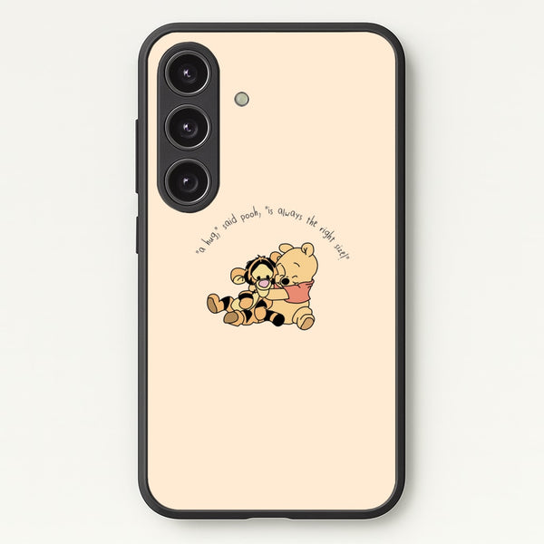 A Hug Said Pooh - Winnie - Disney Phone Case for Galaxy S24
