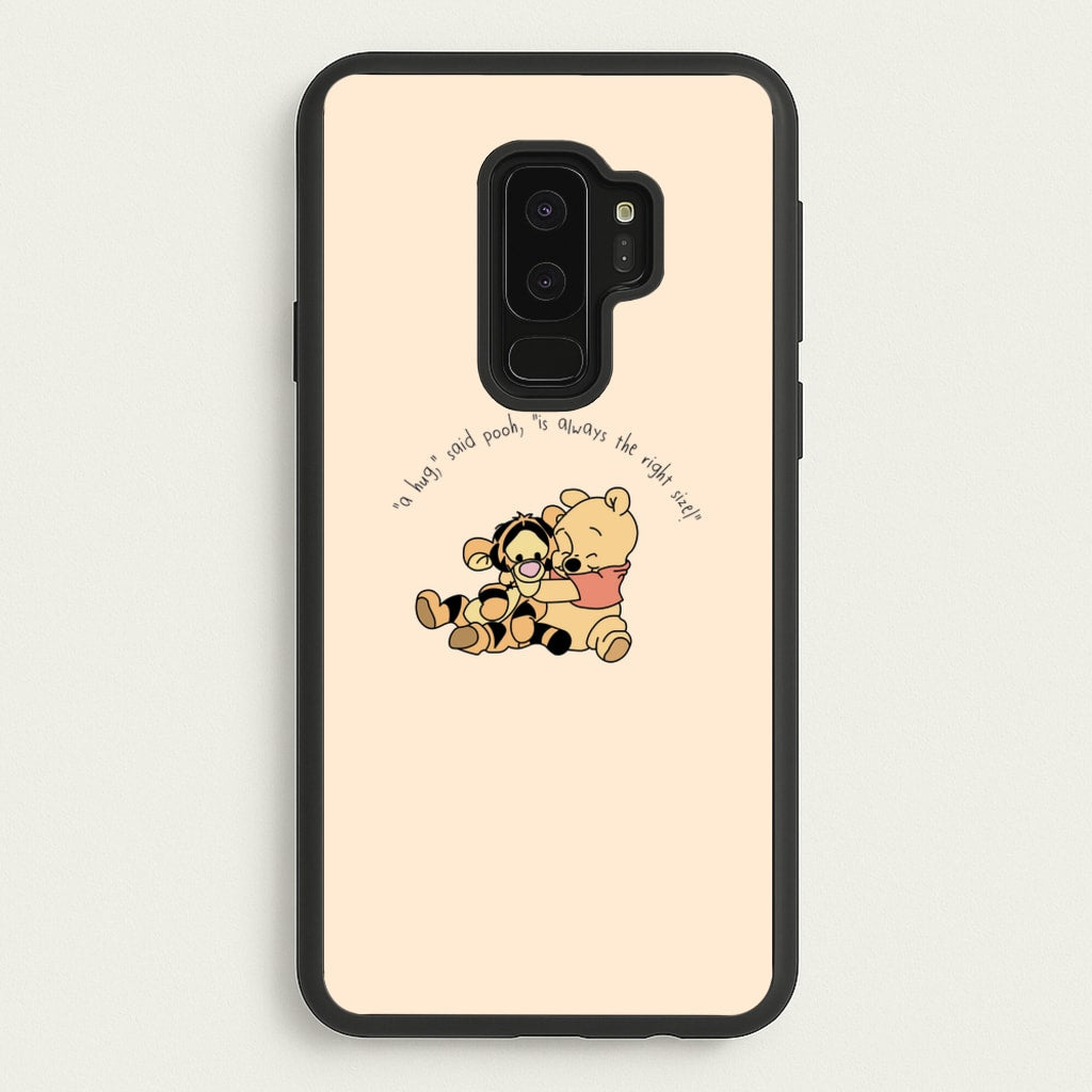 A Hug Said Pooh - Winnie - Disney Phone Case for Galaxy S9 Plus