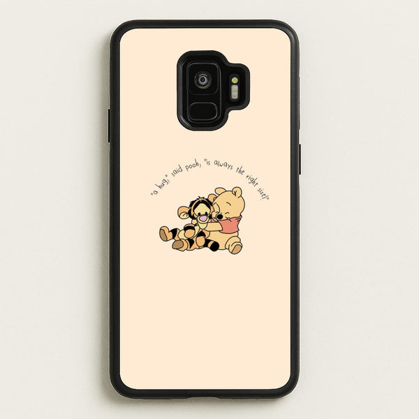 A Hug Said Pooh - Winnie - Disney Phone Case for Galaxy S9