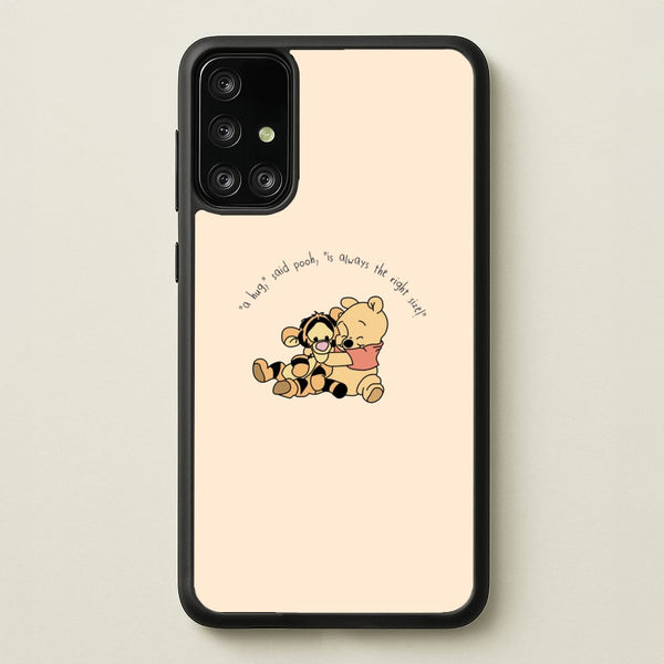 A Hug Said Pooh - Winnie - Disney Phone Case for Galaxy A71