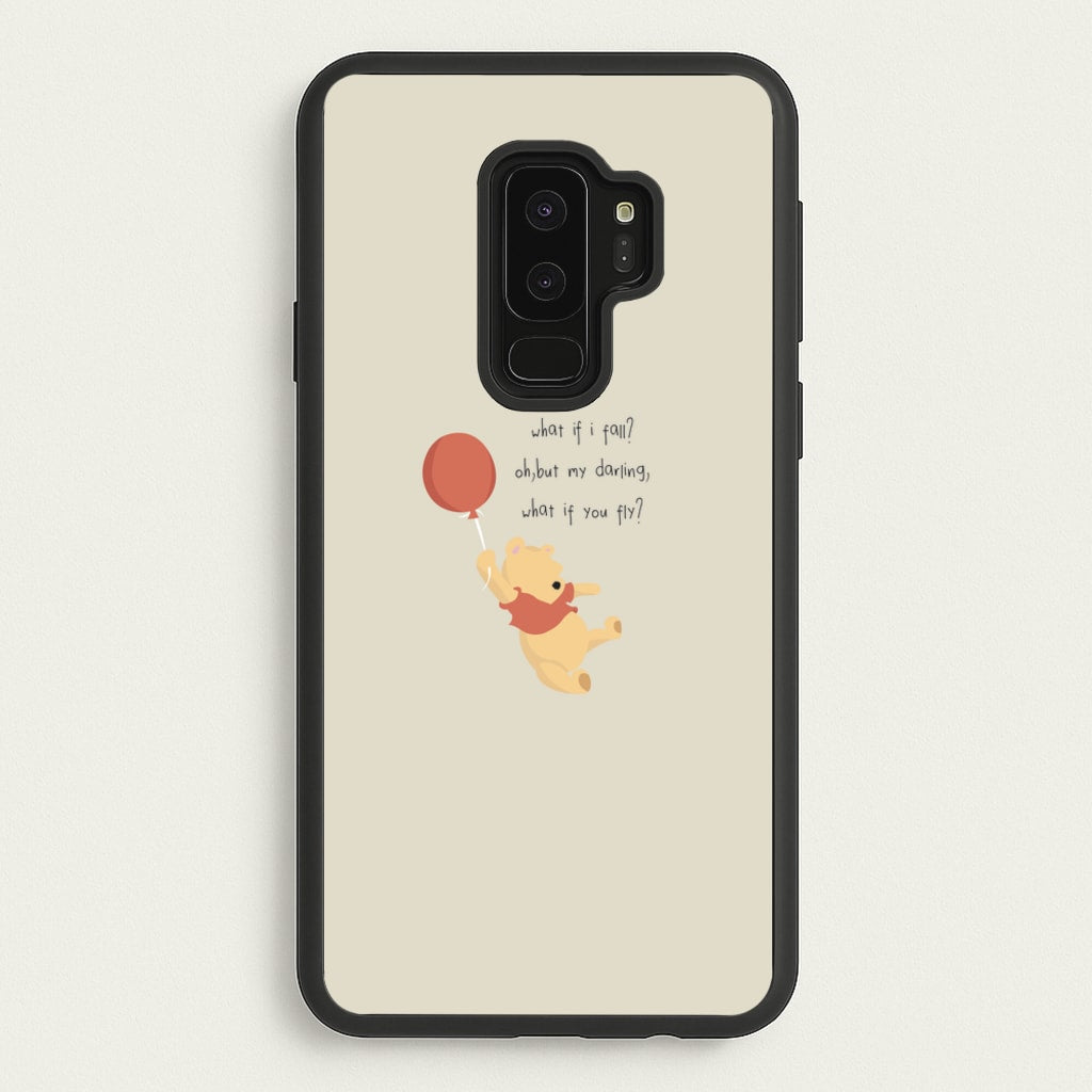 What If I Fail - Winnie - Disney Phone Case for Galaxy S9 Plus