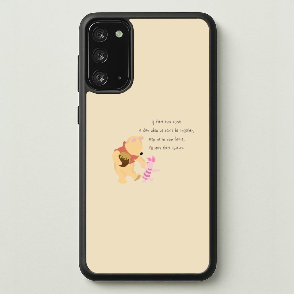 I'll Stay There Forever - Winnie - Disney Phone Case for Galaxy Note 20
