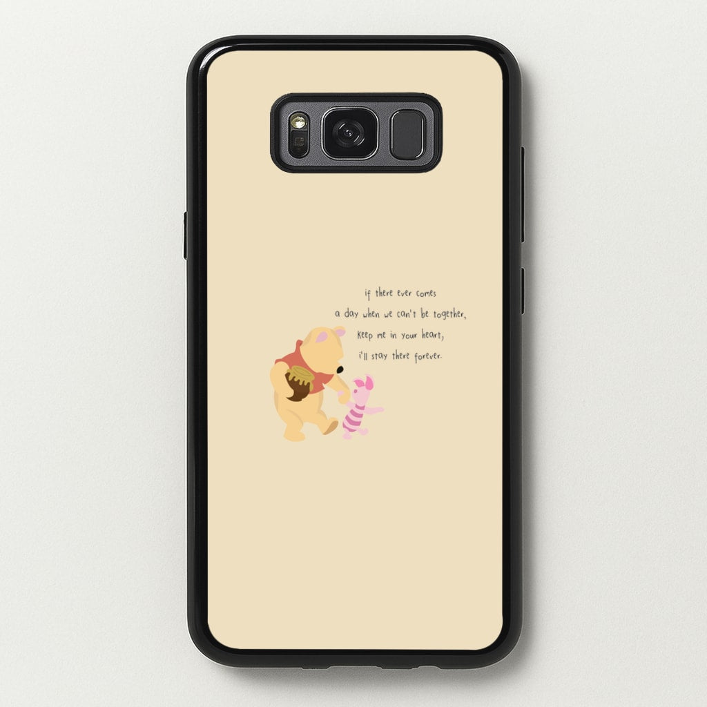 I'll Stay There Forever - Winnie - Disney Phone Case for Galaxy S8 Plus