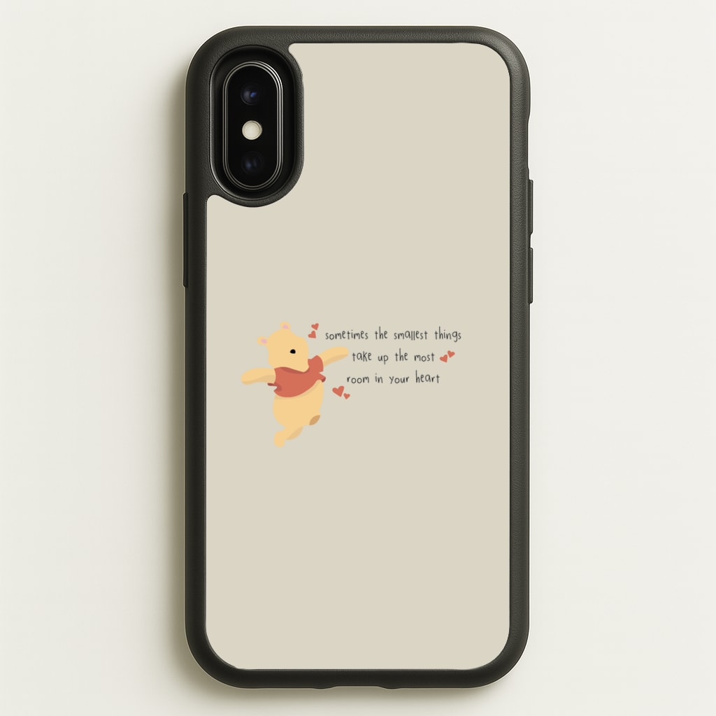 Take Up The Most Room - Winnie - Disney Phone Case for iPhone X / XS