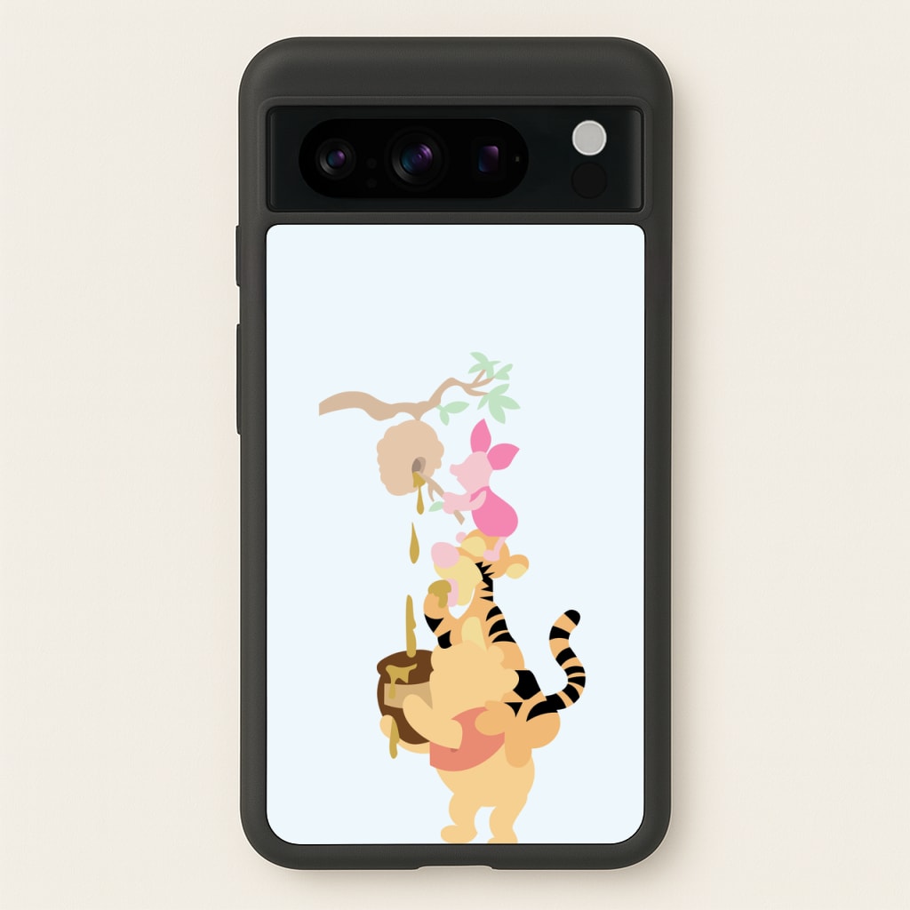 Bouncing Tiger , Piglet , Yellow Bear - Disney Phone Case for Google Pixel 8 Pro