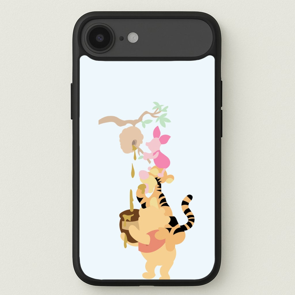 Bouncing Tiger , Piglet , Yellow Bear Phone Case for iPhone 17 Air