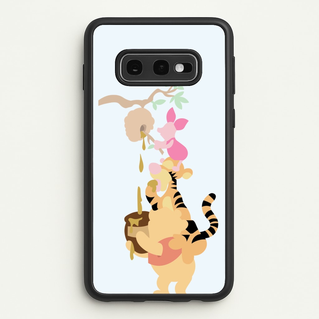 Bouncing Tiger , Piglet , Yellow Bear - Disney Phone Case for Galaxy S10e