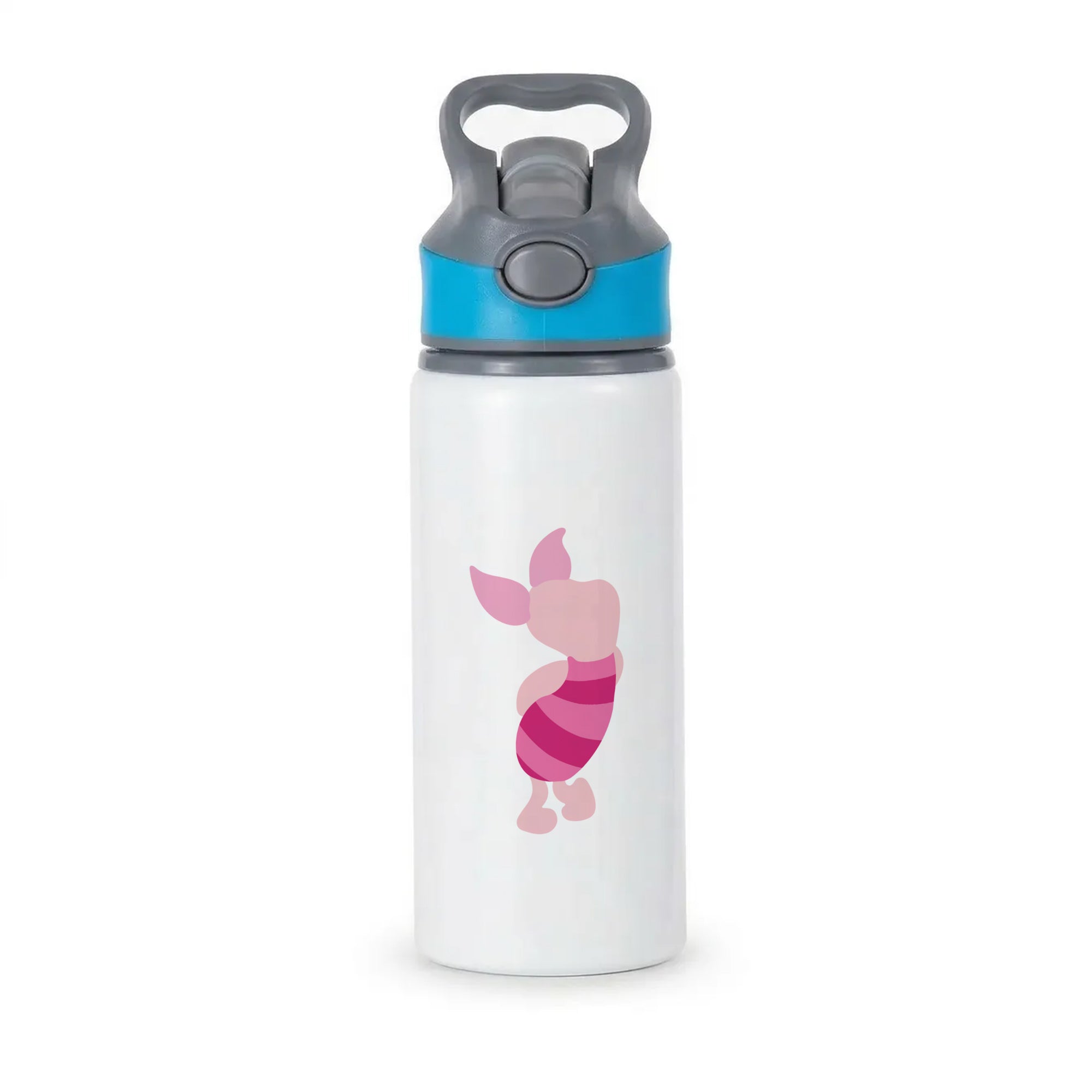 Pig Faceless - Winnie Active Water Bottle - Blue