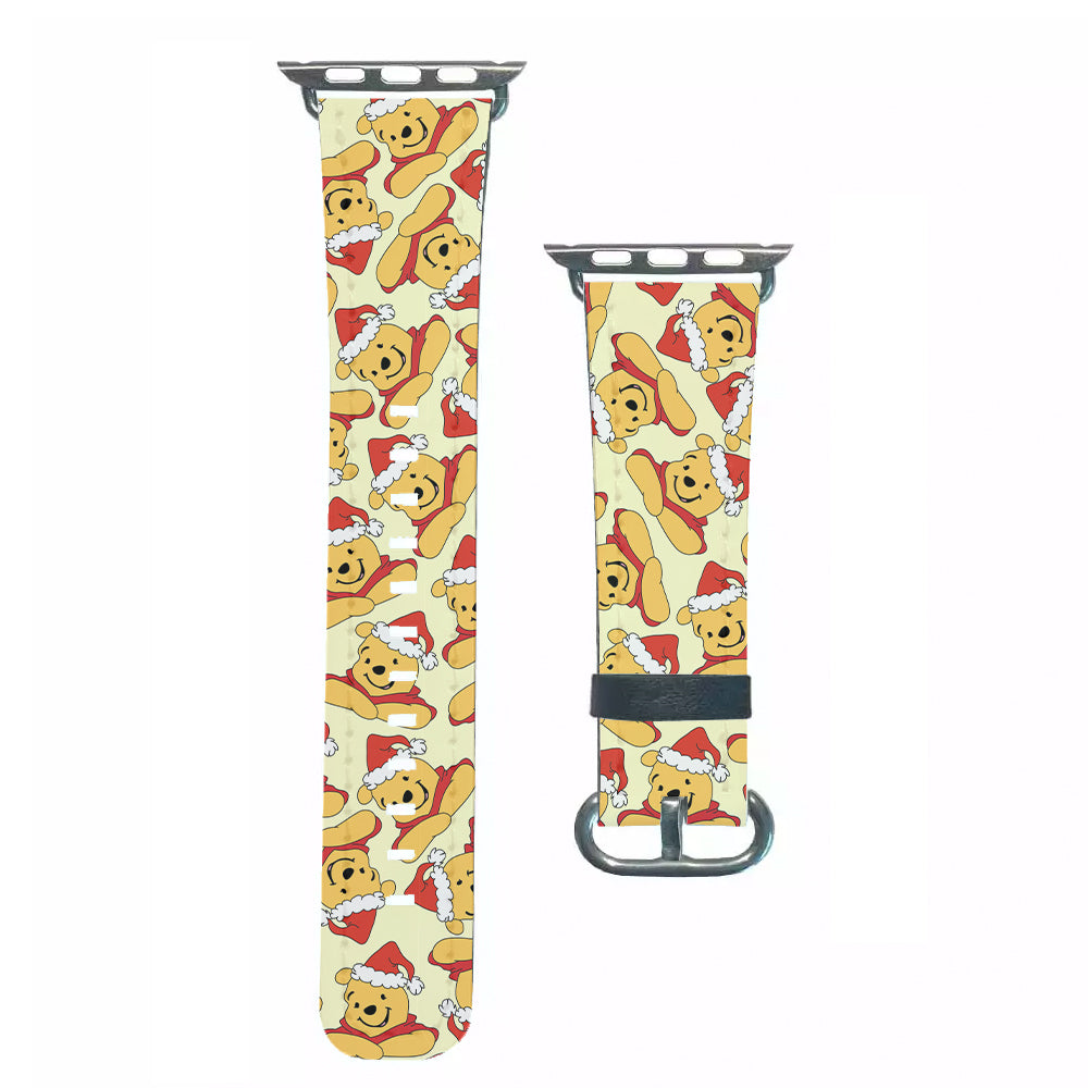 Winnie Pattern Christmas Apple Watch Strap
