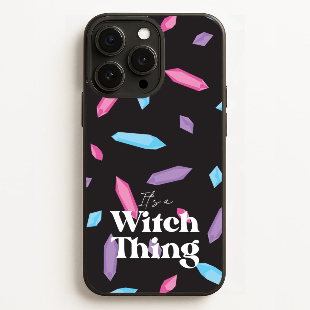 It's A Witch Thing Pattern - Goth Aesthetic Phone Case for iPhone 16 Pro Max