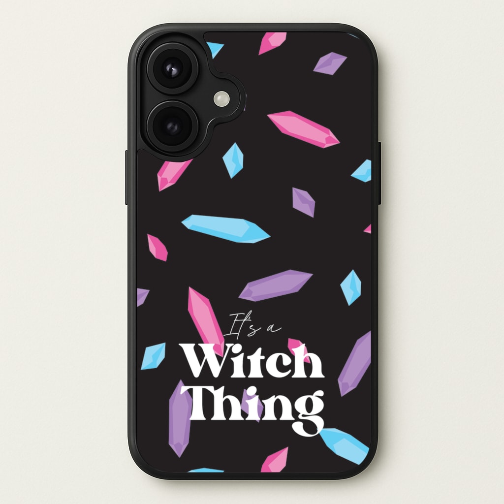 It's A Witch Thing Pattern Phone Case for iPhone 17