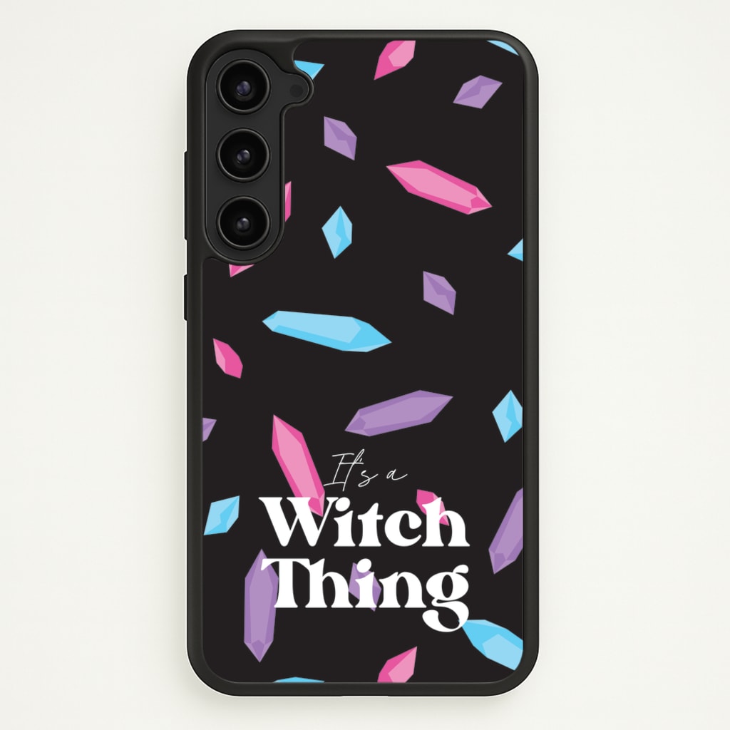 It's A Witch Thing Pattern - Goth Aesthetic Phone Case for Galaxy S23