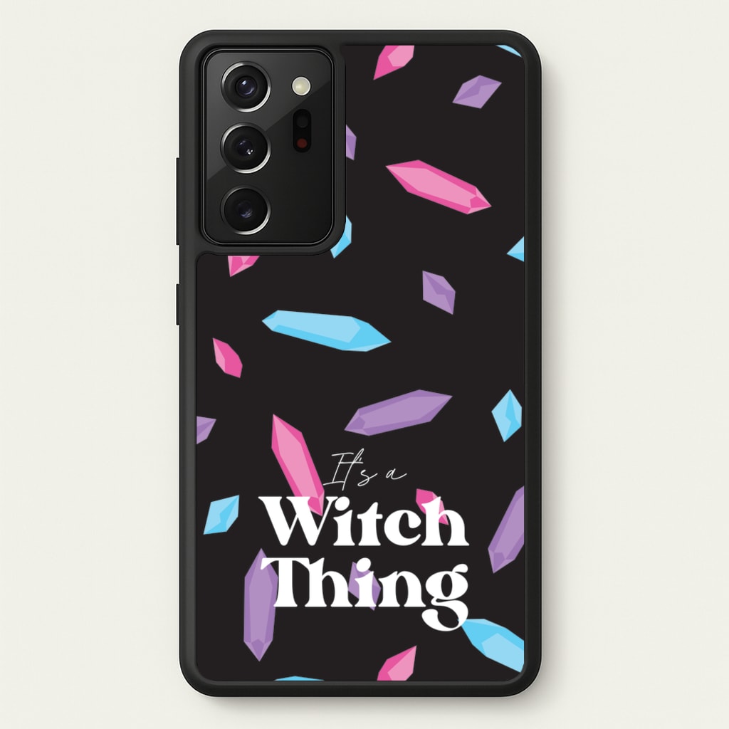 It's A Witch Thing Pattern - Goth Aesthetic Phone Case for Galaxy Note 20 Ultra