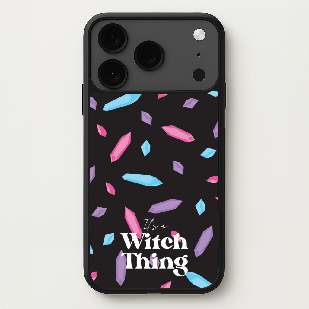 It's A Witch Thing Pattern Phone Case for iPhone 17 Pro