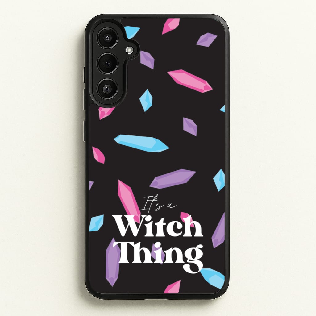 It's A Witch Thing Pattern - Goth Aesthetic Phone Case for Galaxy A36