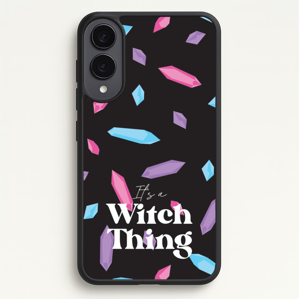 It's A Witch Thing Pattern - Goth Aesthetic Phone Case for Galaxy S25 Edge
