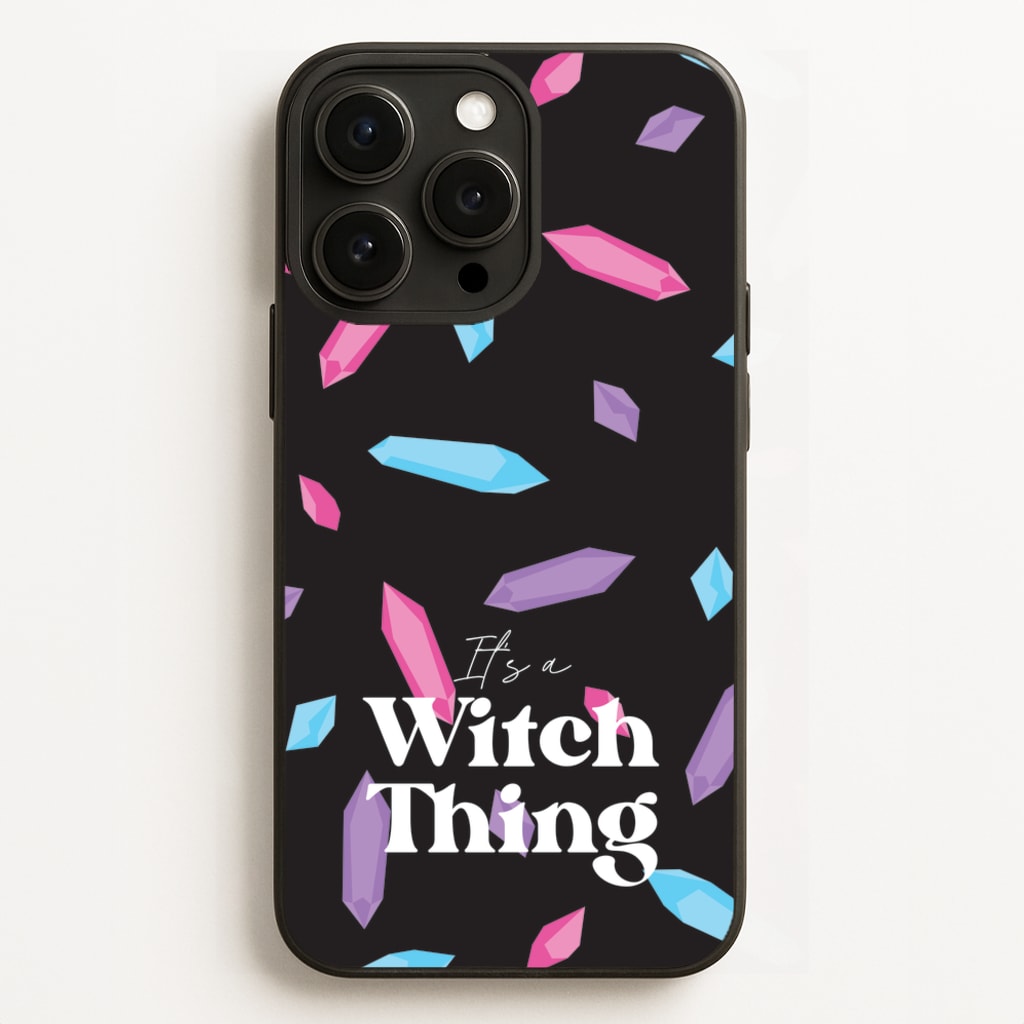 It's A Witch Thing Pattern - Goth Aesthetic Phone Case for iPhone 12 Pro Max
