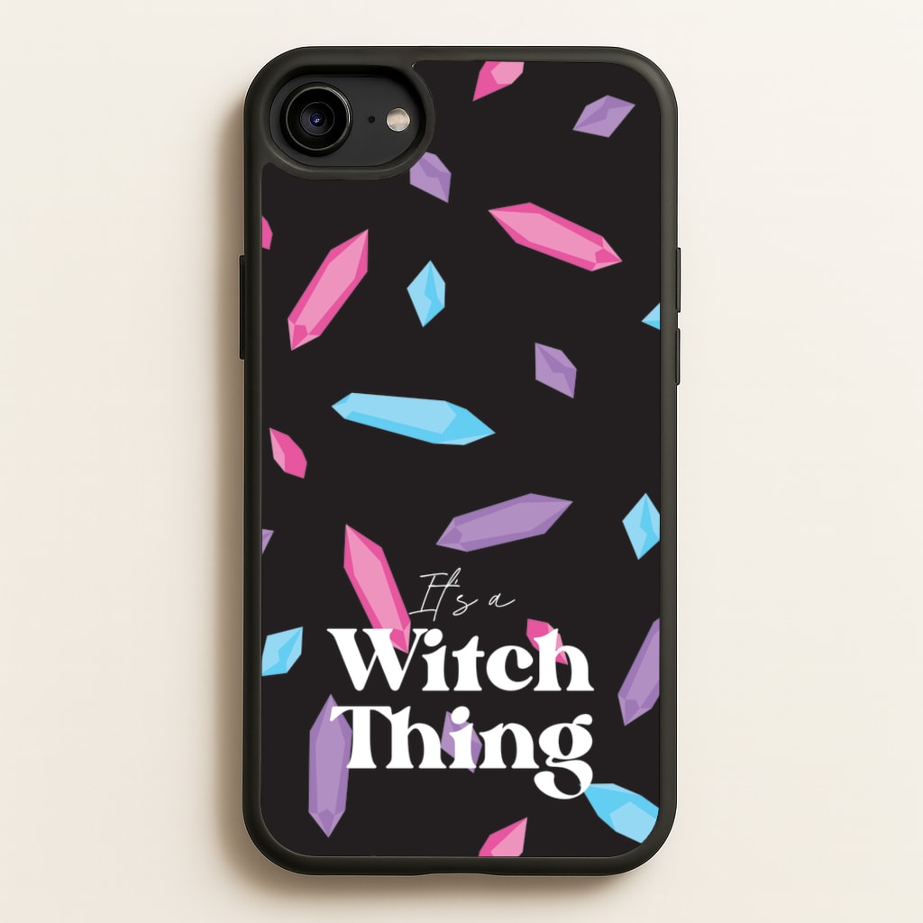 It's A Witch Thing Pattern - Goth Aesthetic Phone Case for iPhone 6 / 7 / 8 / SE