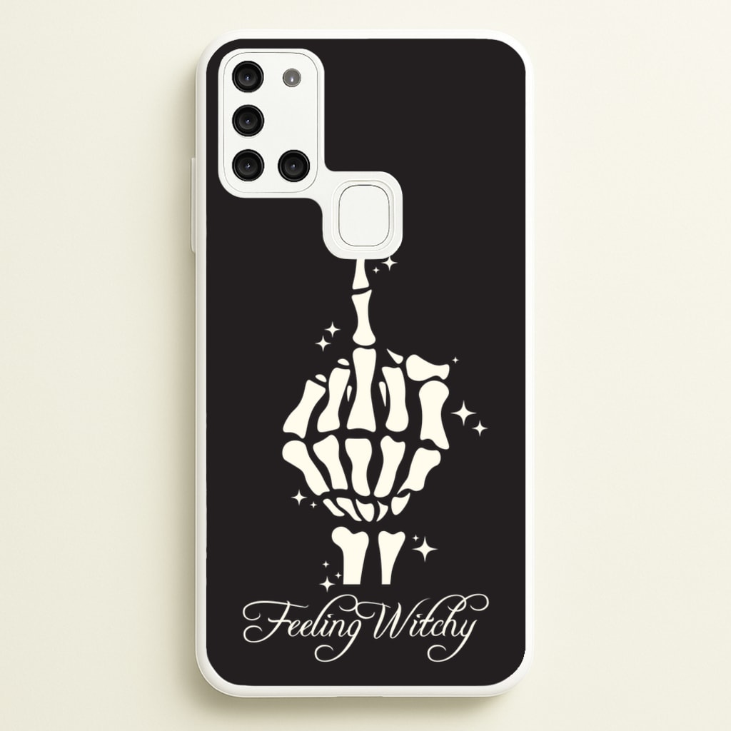 Feeling Witchy - Goth Aesthetic Phone Case for Galaxy A21s