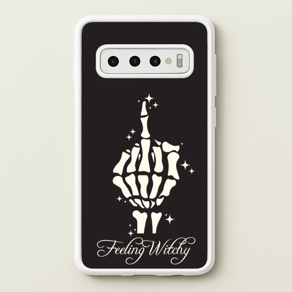 Feeling Witchy - Goth Aesthetic Phone Case for Galaxy S10 Plus