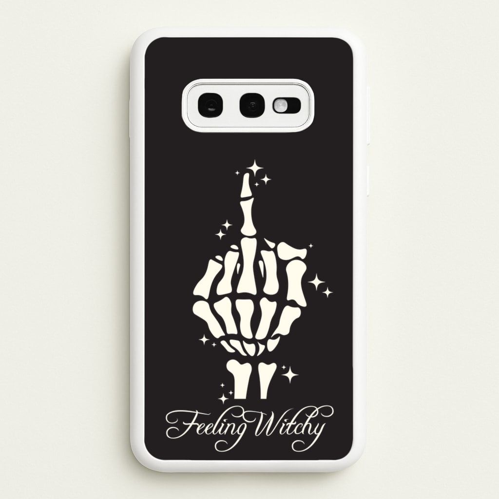 Feeling Witchy - Goth Aesthetic Phone Case for Galaxy S10e