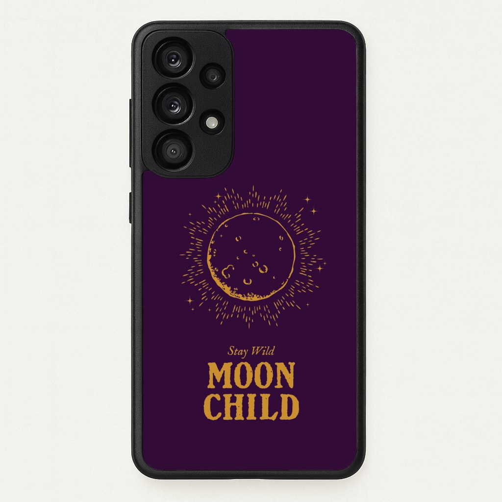 Stay Wild, Moon Child - Goth Aesthetic Phone Case for Galaxy A33