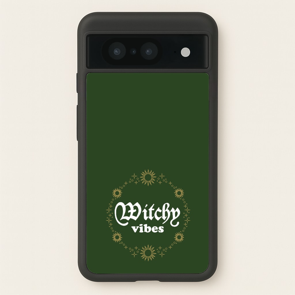 Witchy Vibes Green - Goth Aesthetic Phone Case for Google Pixel 8