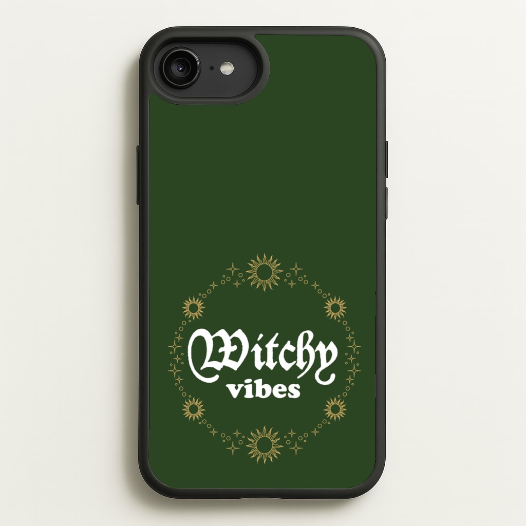 Witchy Vibes Green - Goth Aesthetic Phone Case for iPhone 6 Plus / 7 Plus / 8 Plus