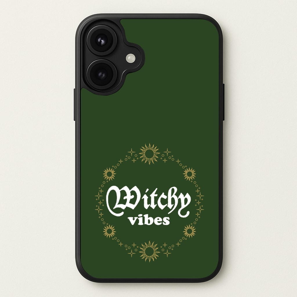 Witchy Vibes Green Phone Case for iPhone 17