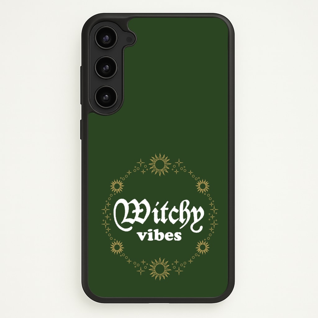 Witchy Vibes Green - Goth Aesthetic Phone Case for Galaxy S23 Plus