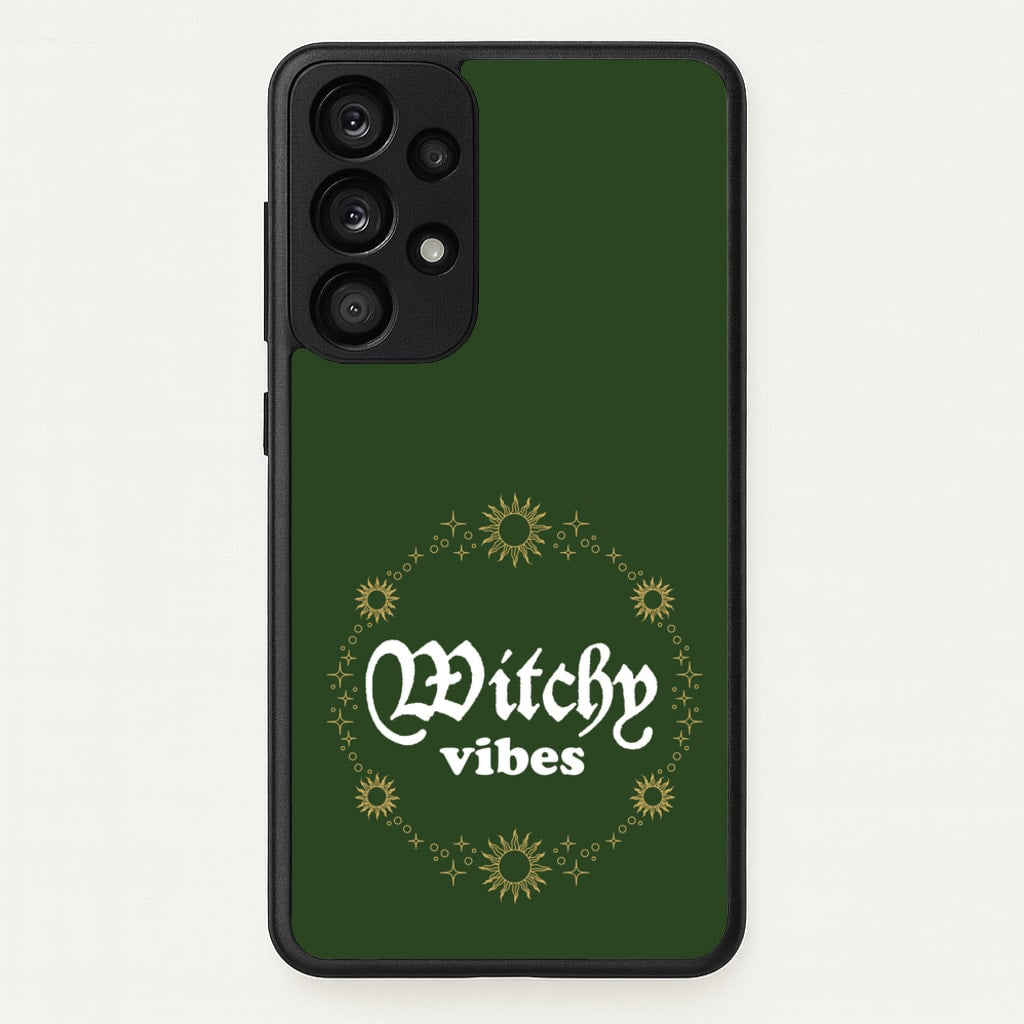 Witchy Vibes Green - Goth Aesthetic Phone Case for Galaxy A53