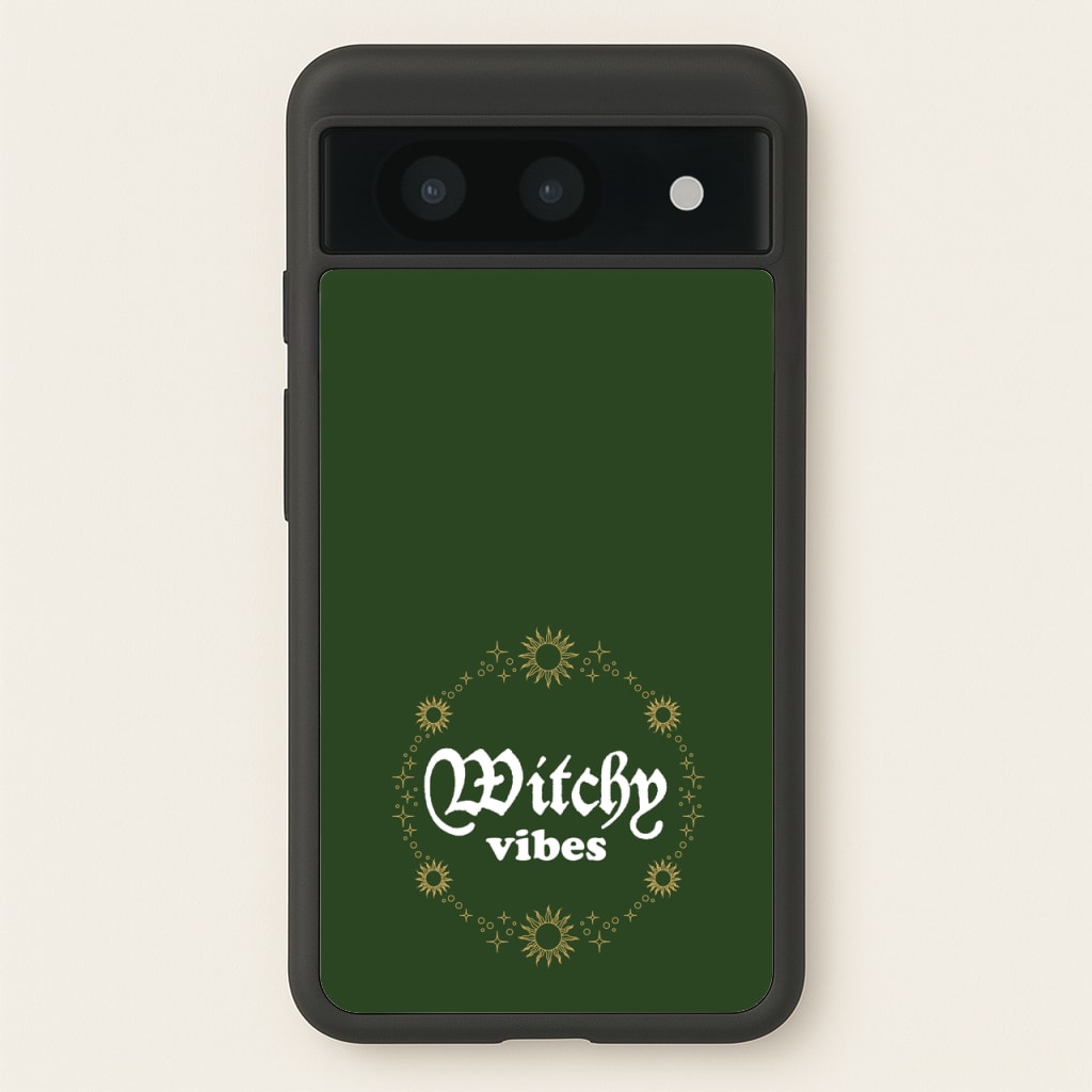 Witchy Vibes Green - Goth Aesthetic Phone Case for Google Pixel 8a