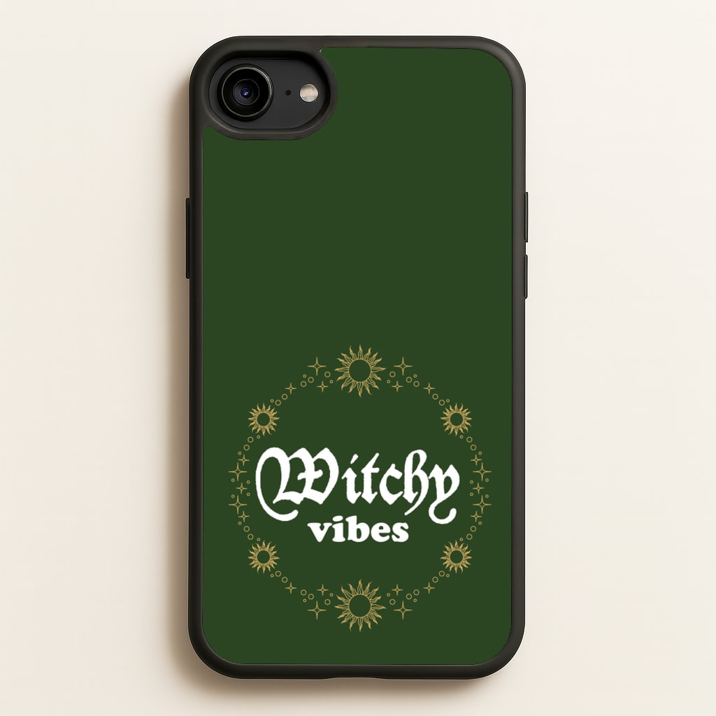 Witchy Vibes Green - Goth Aesthetic Phone Case for iPhone 6 / 7 / 8 / SE