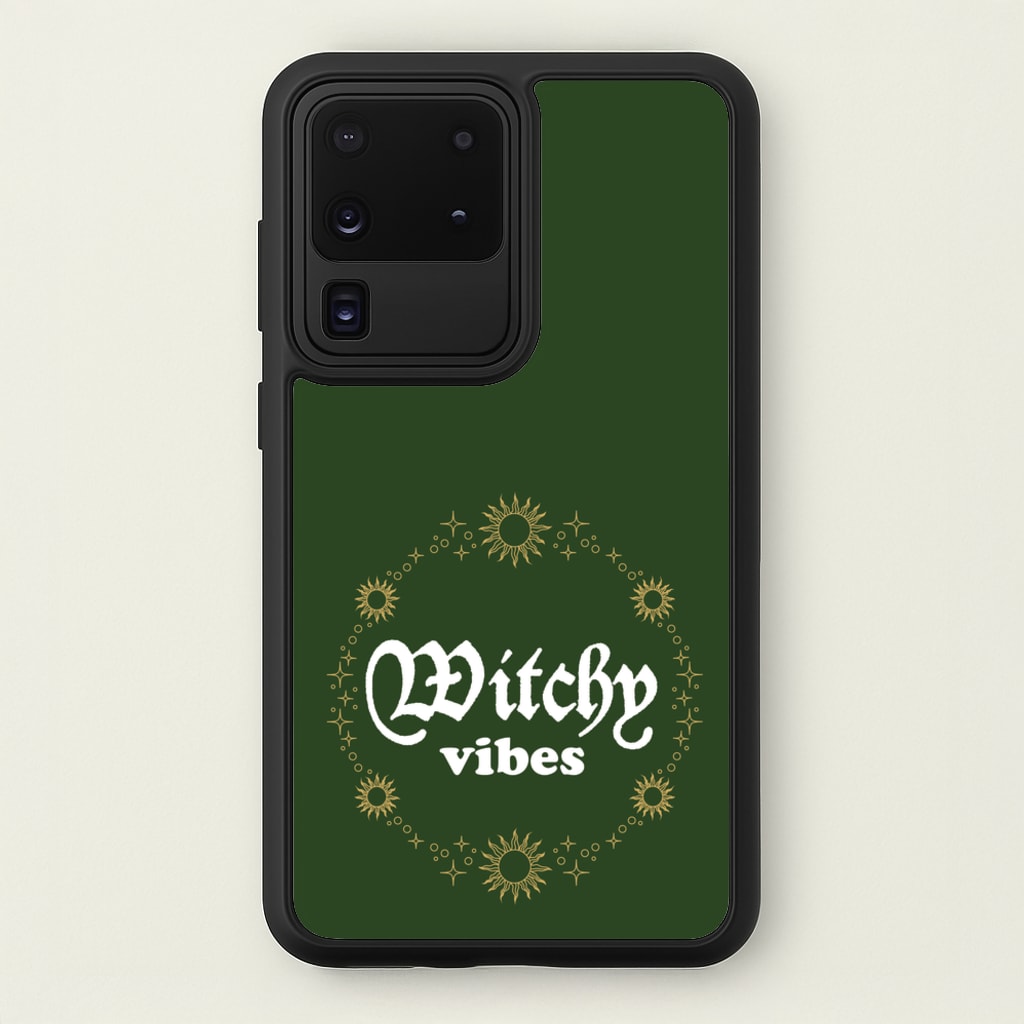 Witchy Vibes Green - Goth Aesthetic Phone Case for Galaxy S20 Ultra