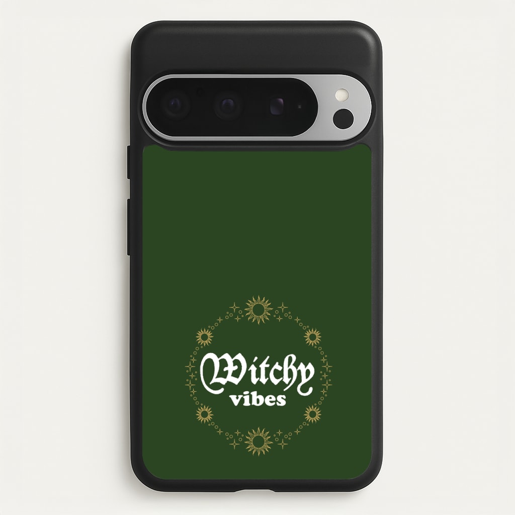 Witchy Vibes Green - Goth Aesthetic Phone Case for Google Pixel 9 Pro XL