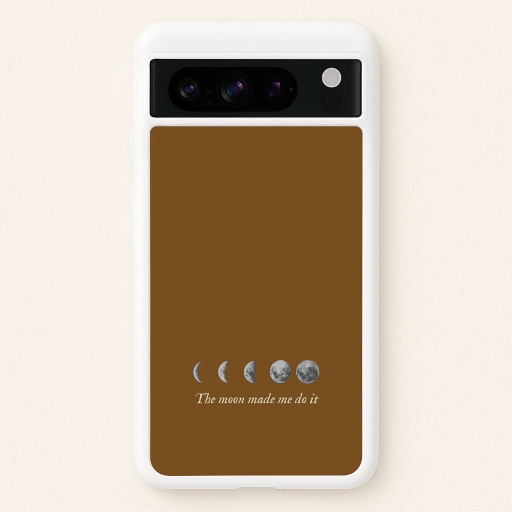 The Moon Made Me Do It - Goth Aesthetic Phone Case for Google Pixel 8 Pro