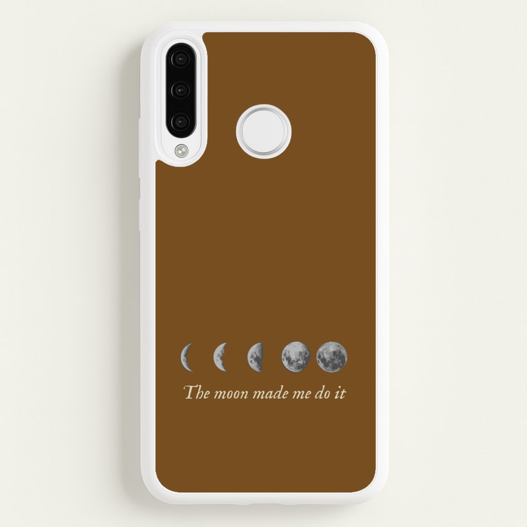 The Moon Made Me Do It - Goth Aesthetic Phone Case for Huawei P30 Lite