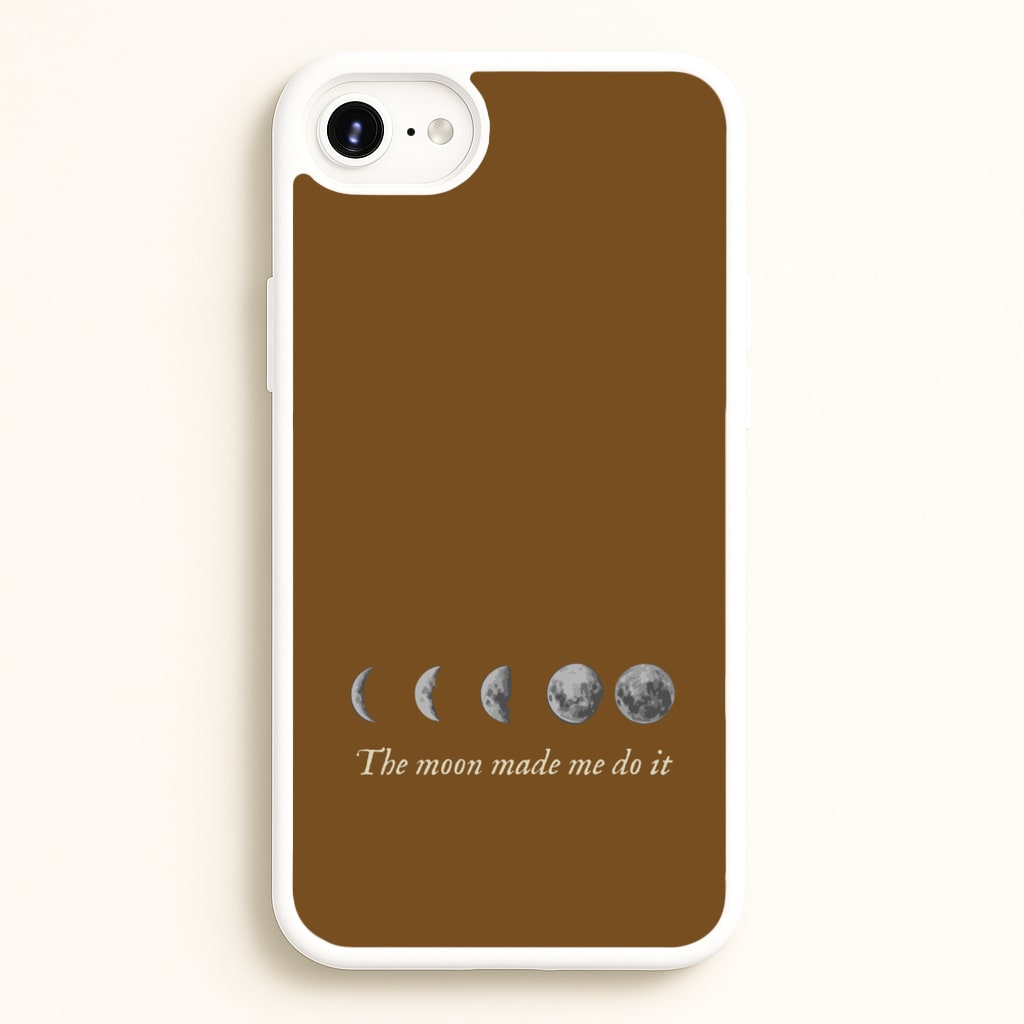 The Moon Made Me Do It - Goth Aesthetic Phone Case for iPhone 6 / 7 / 8 / SE