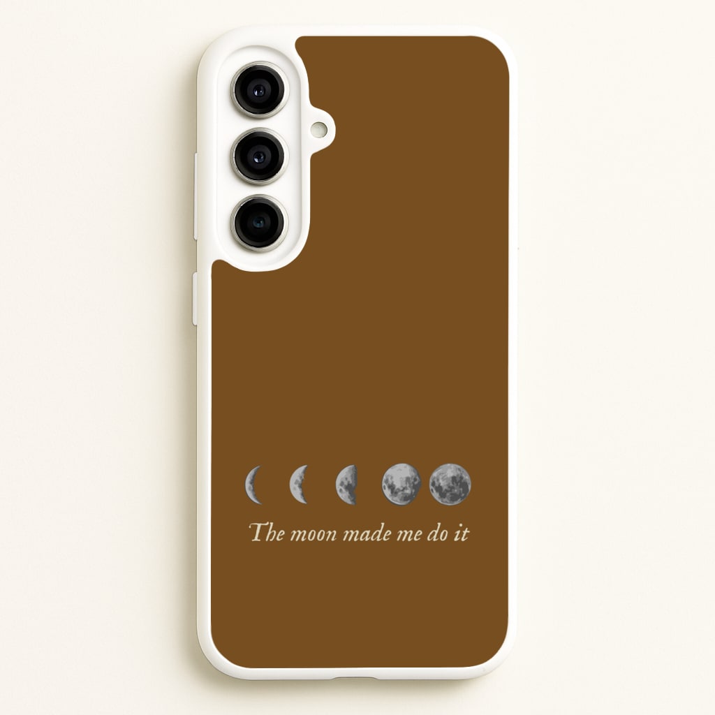 The Moon Made Me Do It - Goth Aesthetic Phone Case for Galaxy A56