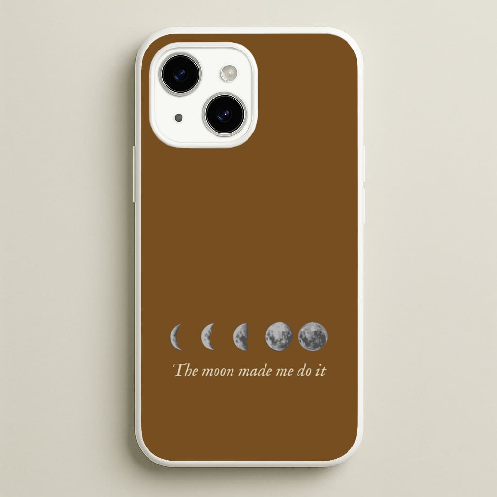 The Moon Made Me Do It - Goth Aesthetic Phone Case for iPhone 14 Plus