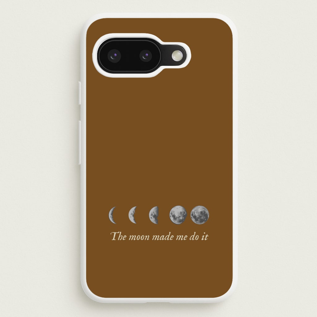 The Moon Made Me Do It - Goth Aesthetic Phone Case for Google Pixel 9a